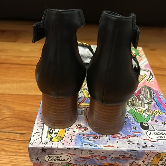 EUC Jeffrey Campbell for Anthro Issa Bit Heels Black SZ 8.5 - Picture 8 of 15